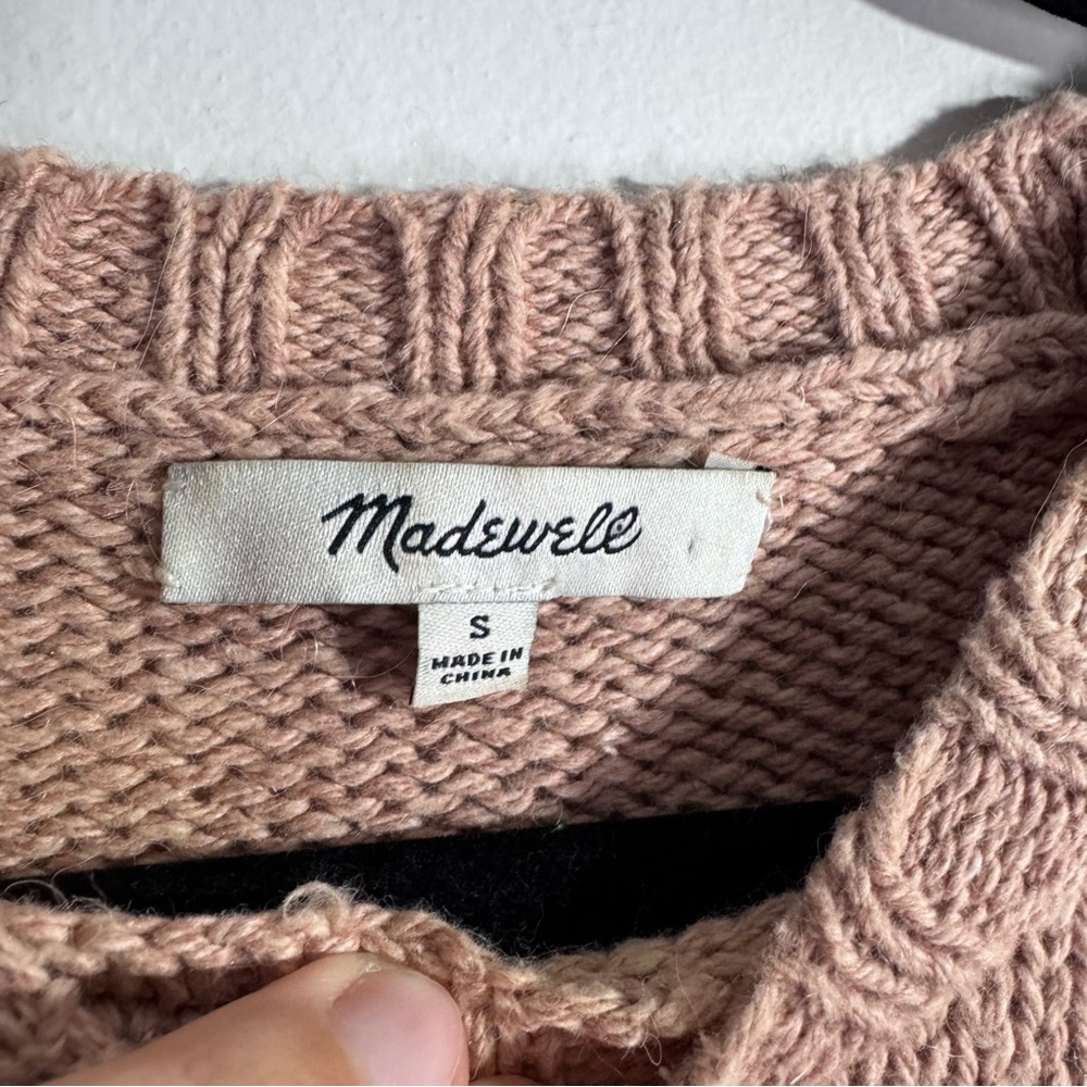 Madewell Ciao For Now Sweater Graphic Knit Pullover Size S - Picture 5 of 7